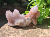 Natural Ametrine Spirit Quartz Clusters x 12 From Boekenhouthoek, South Africa