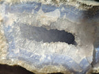 Natural Blue Lace Agate Geode Specimen x 1 From Nsanje, Malawi - Toprock Gemstones and Minerals 