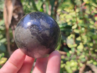 Polished Basalt Pharaoh Stone Spheres x 3 From Iron Duke Mine, Zimbabwe