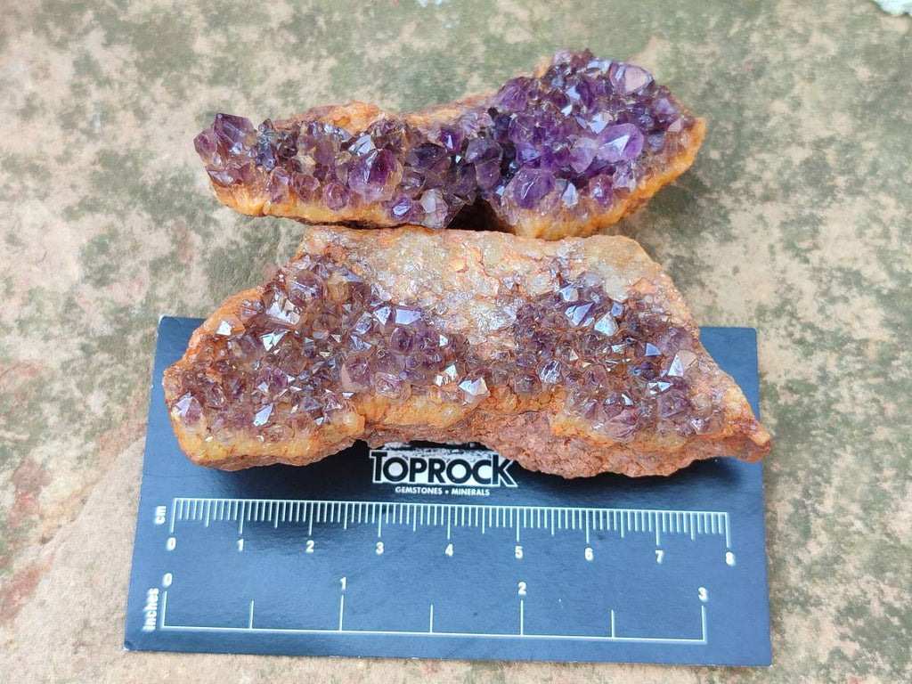 Natural Amethystos Amethyst Clusters x 35 From Kwaggafontein, South Africa - Toprock Gemstones and Minerals 
