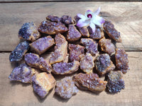 Natural Amethystos Amethyst Clusters x 35 From Kwaggafontein, South Africa