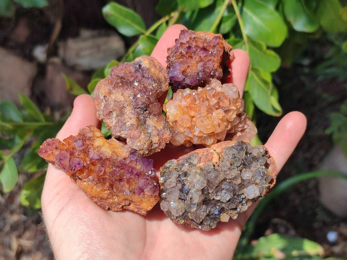 Natural Amethystos Amethyst Clusters x 35 From Kwaggafontein, South Africa - Toprock Gemstones and Minerals 
