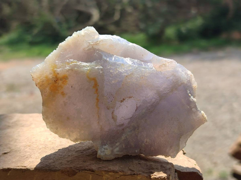 Natural Etched Blue Chalcedony Geodes x 12 From Nsanje, Malawi - Toprock Gemstones and Minerals 