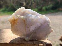 Natural Etched Blue Chalcedony Geodes x 12 From Nsanje, Malawi