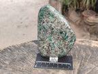Polished Emerald Mica 'Mutokolite' Standing Free Forms x 3 From Mutoko, Zimbabwe - Toprock Gemstones and Minerals 