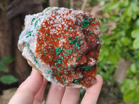 Natural Crystalline Ball Malachite and Quartz On Dolomite Matrix Specimens x 2 From Mindingi Mine, Kambove, Congo