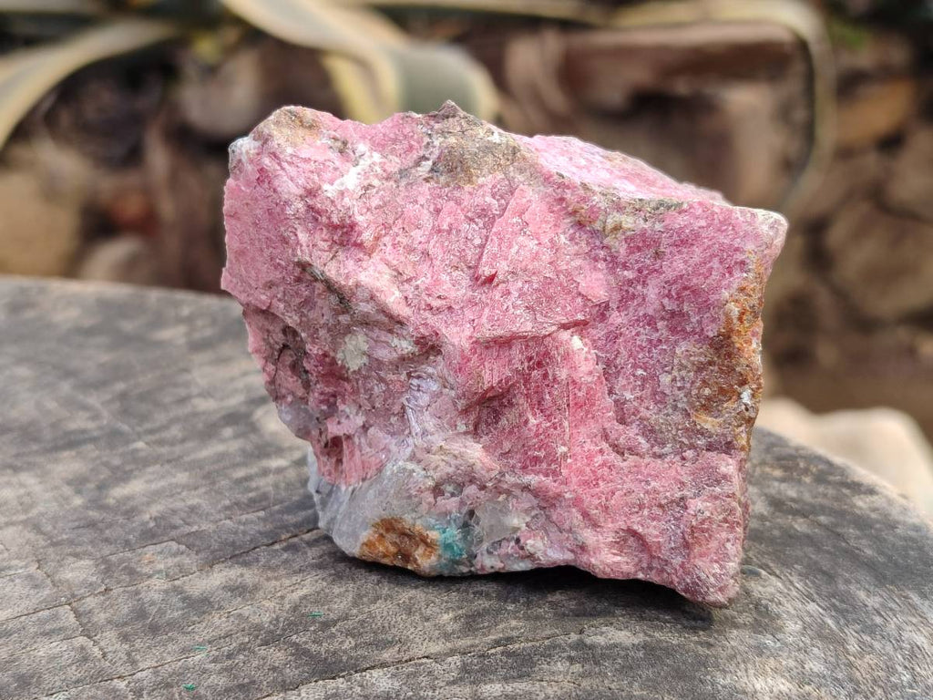Natural Rhodonite Cobbed Specimens x 4 From Rhusinga, Zimbabwe - Toprock Gemstones and Minerals 