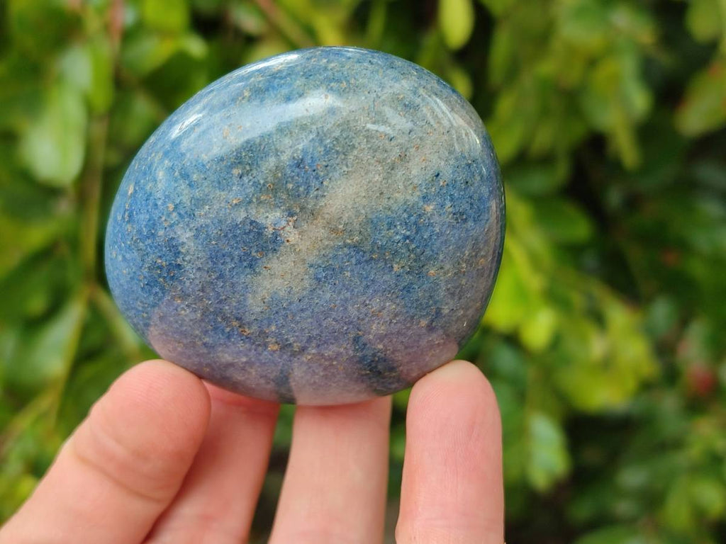 Polished Lazulite Galets x 12 From Madagascar - Toprock Gemstones and Minerals 