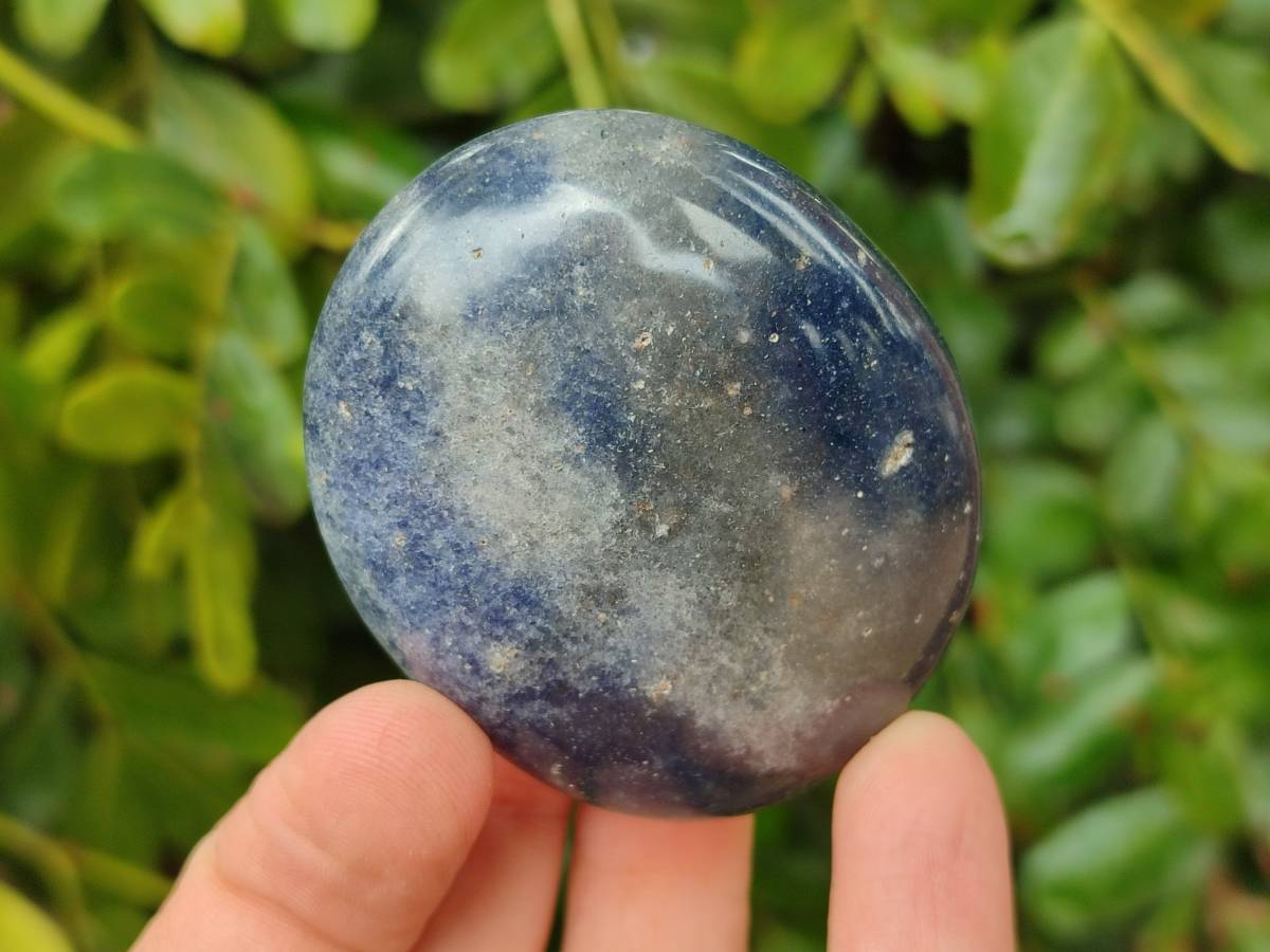 Polished Lazulite Galets x 12 From Madagascar - Toprock Gemstones and Minerals 