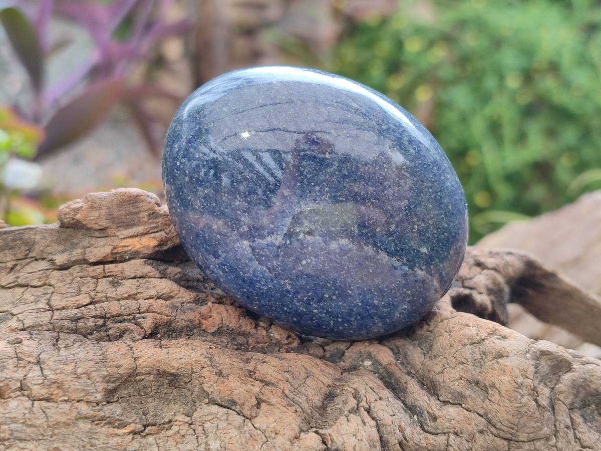 Polished Lazulite Galets x 12 From Madagascar - Toprock Gemstones and Minerals 