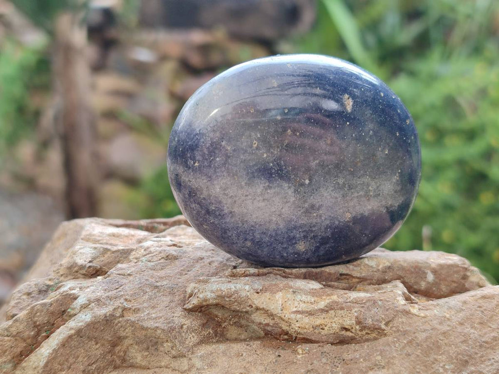 Polished Lazulite Galets x 12 From Madagascar - Toprock Gemstones and Minerals 