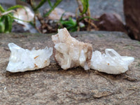 Natural Mixed Quartz Crystal Clusters x 35 From Madagascar