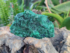 Natural Silky Malachite Specimens x 6 From Kasompe, Congo - Toprock Gemstones and Minerals 