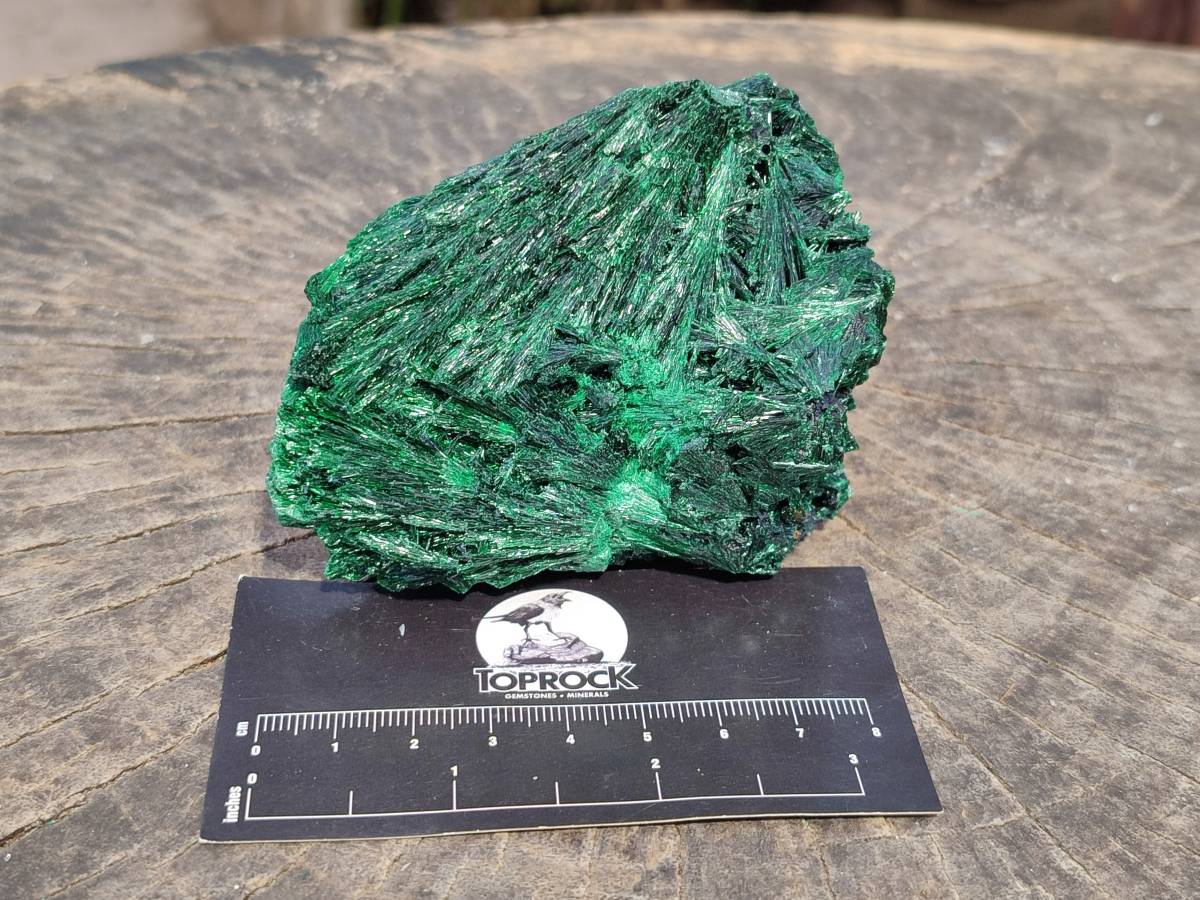 Natural Silky Malachite Specimens x 6 From Kasompe, Congo - Toprock Gemstones and Minerals 