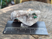 Natural Crystalline Ball Malachite and Quartz On Dolomite Matrix Specimens x 6 From Mindingi Mine, Kambove, Congo