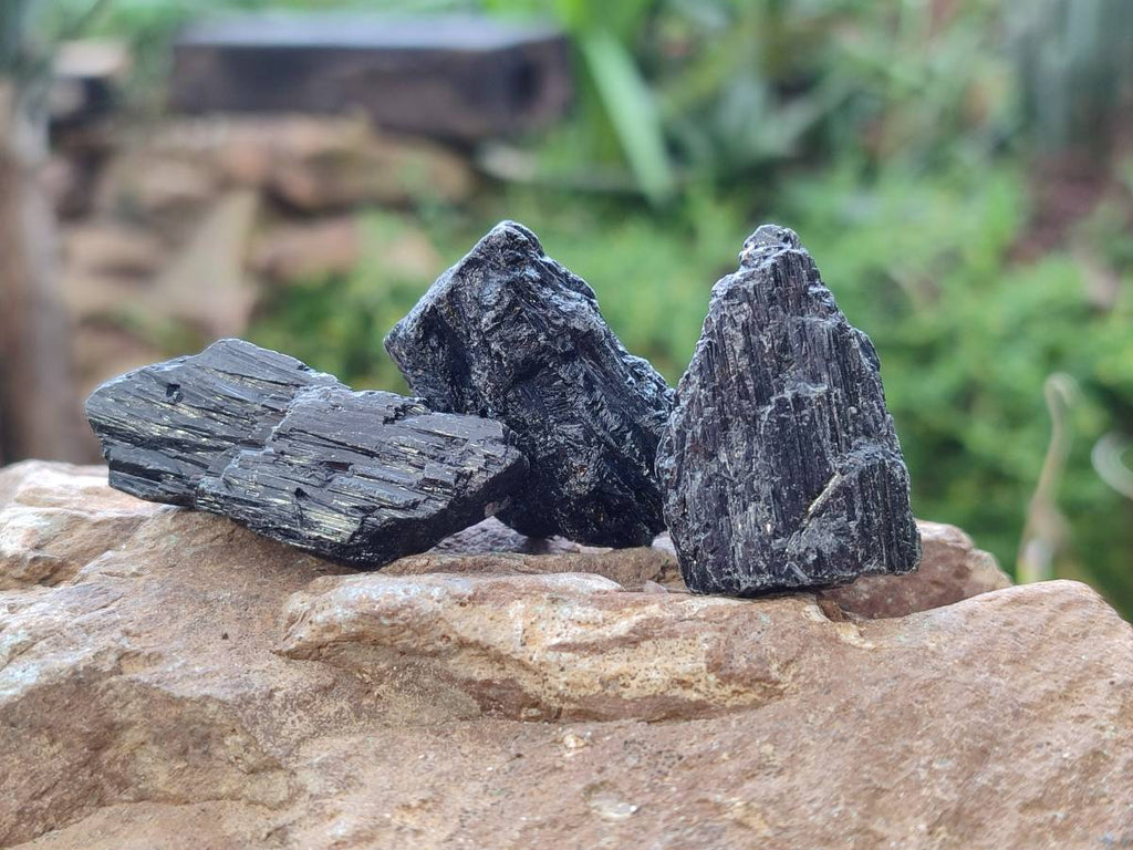Natural Alluvial Schorl Black Tourmaline Crystals x 2.65 Kg Lot From Zimbabwe - Toprock Gemstones and Minerals 