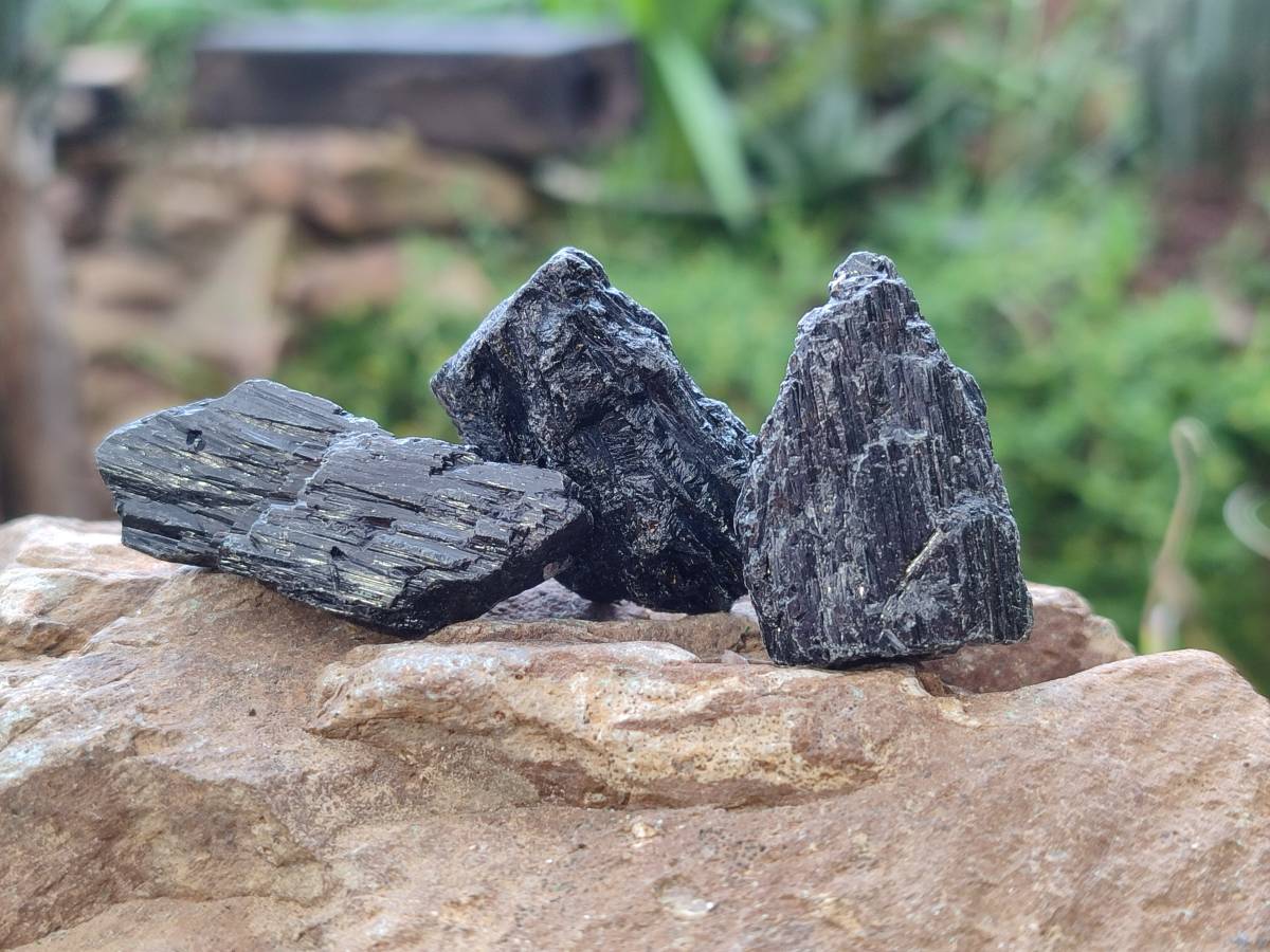 Natural Alluvial Schorl Black Tourmaline Crystals x 2.65 Kg Lot From Zimbabwe - Toprock Gemstones and Minerals 