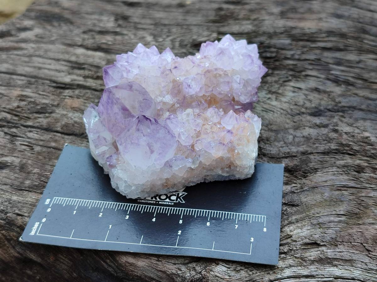 Natural Amethyst Spirit Quartz Clusters x 3 From Boekenhouthoek, South Africa - Toprock Gemstones and Minerals 