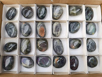 Polished Labradorite Galets x 24 From Tulear, Madagascar