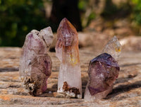 Natural Window Amethyst Crystals x 20 From Chiredzi, Zimbabwe