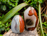Polished Polychrome Jasper Standing Free Forms x 6 From NW Coast, Madagascar
