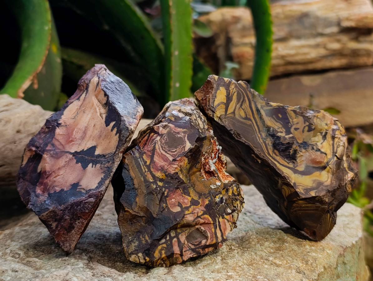 Natural Nguni Jasper Cobbed Specimens x 12 From N.Cape,  South Africa - Toprock Gemstones and Minerals 