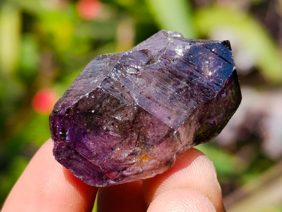 Natural Window Amethyst Crystals x 35 From Chiredzi, Zimbabwe - Toprock Gemstones and Minerals 