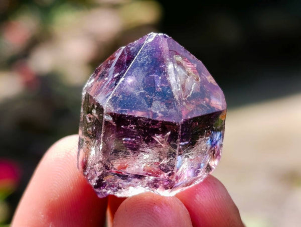 Natural Window Amethyst Crystals x 35 From Chiredzi, Zimbabwe