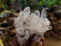 Natural Tangerine Quartz Clusters x 6 From Madagascar