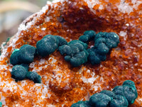 Natural Ball Malachite On Quartz Matrix Specimens x 2 From Mindingi Mine, Kambove, Congo