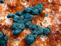 Natural Ball Malachite On Quartz Matrix Specimens x 2 From Mindingi Mine, Kambove, Congo