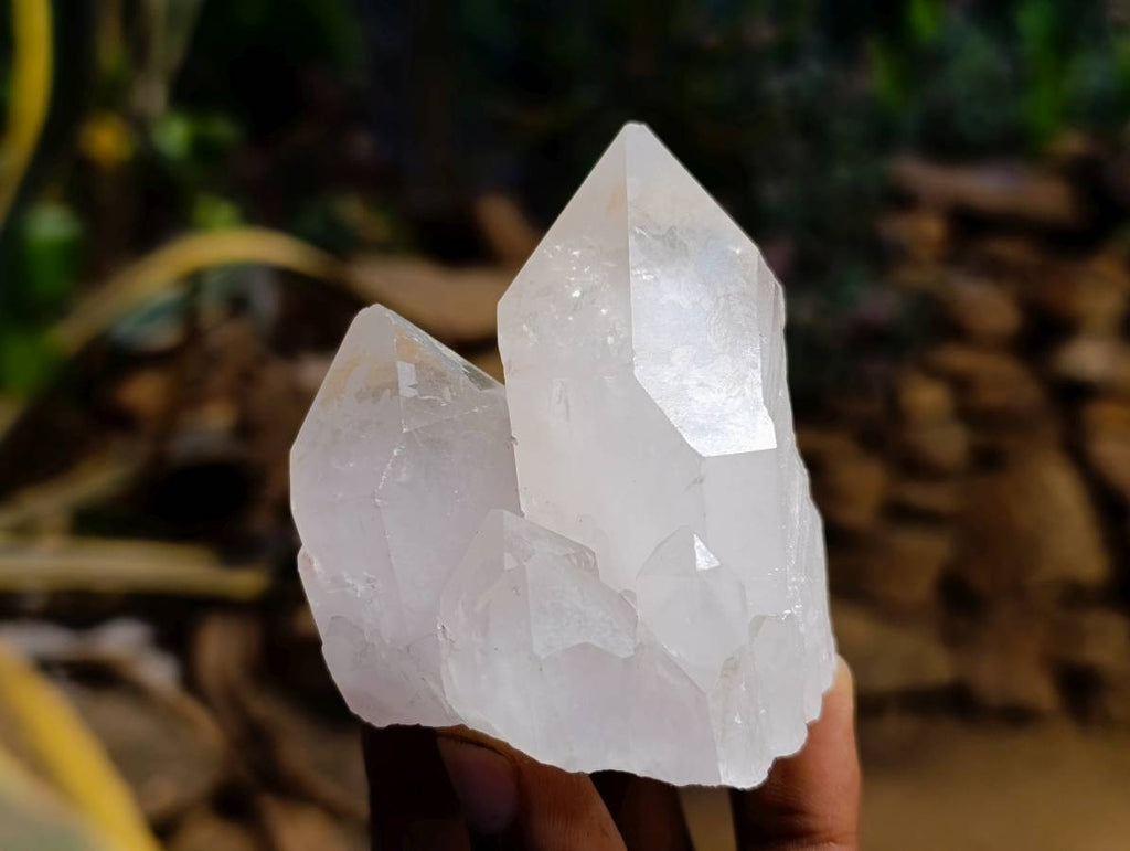 Natural Quartz Crystals And Clusters x 12 From Madagascar - Toprock Gemstones and Minerals 