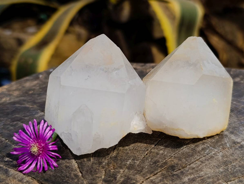 Natural Quartz Crystals And Clusters x 12 From Madagascar - Toprock Gemstones and Minerals 