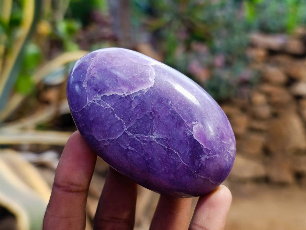 Polished Lepidolite Free Forms x 12 From Zimbabwe - Toprock Gemstones and Minerals 