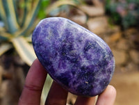 Polished Lepidolite Free Forms x 12 From Zimbabwe