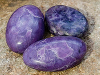 Polished Lepidolite Free Forms x 12 From Zimbabwe