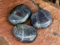 Polished Labradorite Galets x 35 From Tulear, Madagascar