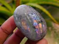 Polished Labradorite Galets x 35 From Tulear, Madagascar