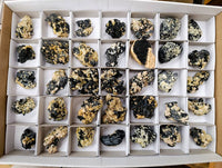 Natural Schorl Black Tourmaline Specimens x 35 From Erongo, Namibia