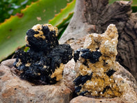 Natural Schorl Black Tourmaline Specimens x 35 From Erongo, Namibia