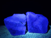 Polished On One Side Watermelon Fluorite x 6 From Uis, Namibia