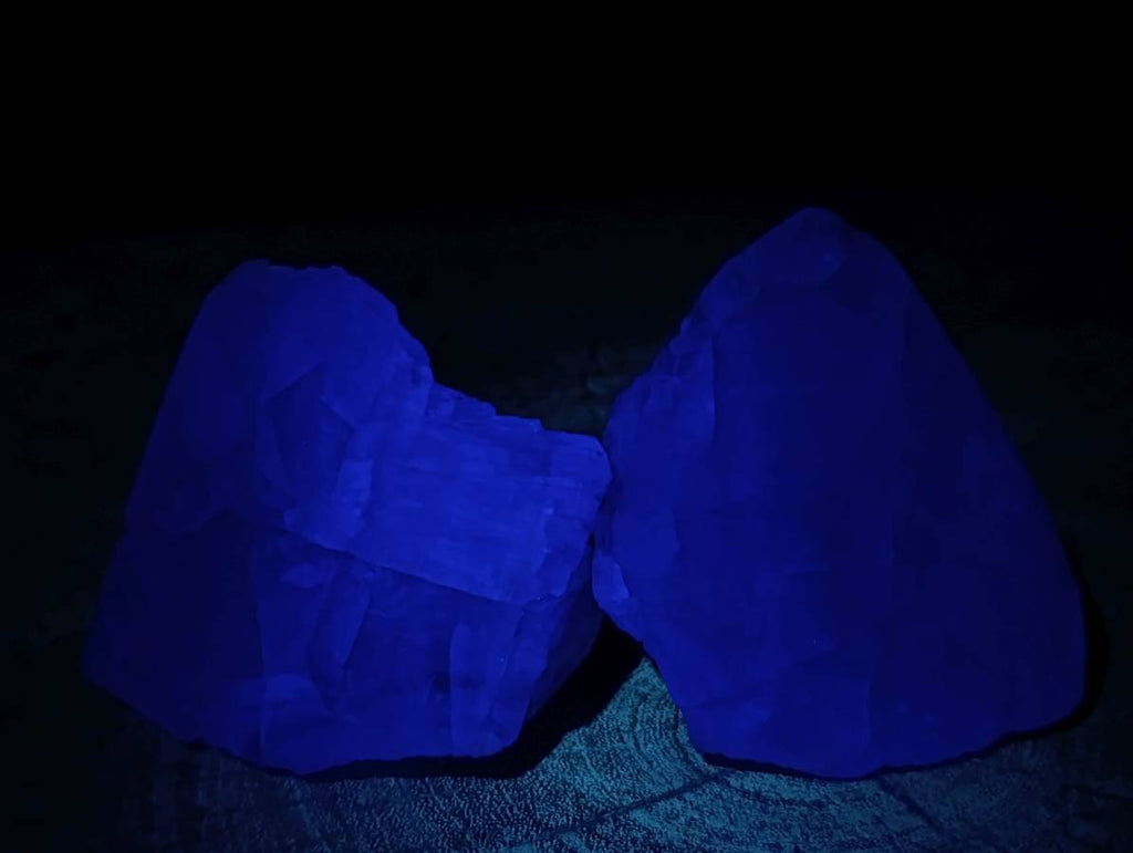 Polished On One Side Watermelon Fluorite x 6 From Uis, Namibia - Toprock Gemstones and Minerals 