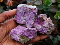 Natural Stichtite Cobbed Specimens x 35 From Barberton, South Africa