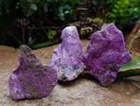 Natural Stichtite Cobbed Specimens x 35 From Barberton, South Africa