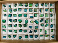 Polished Azurite And Flower Banded Malachite Free Forms x 70 From Congo