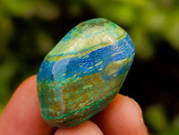 Polished Azurite And Flower Banded Malachite Free Forms x 70 From Congo