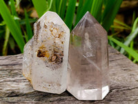 Polished Smokey Quartz Crystals x 3 From Madagascar