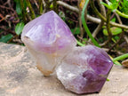 Polished Jacaranda Amethyst Quartz Crystals x 6 From Mumbwa, Zambia - Toprock Gemstones and Minerals 