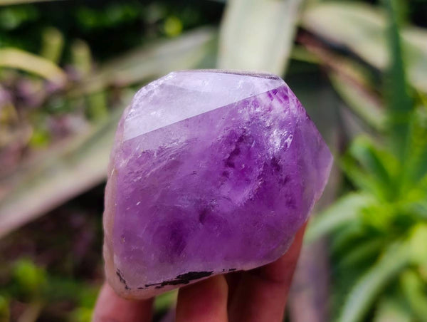 Polished Jacaranda Amethyst Quartz Crystals x 6 From Mumbwa, Zambia