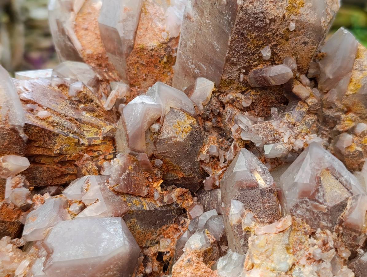 Natural Red Hematoid Quartz Cluster x 1 From Karoi, Zimbabwe - Toprock Gemstones and Minerals 